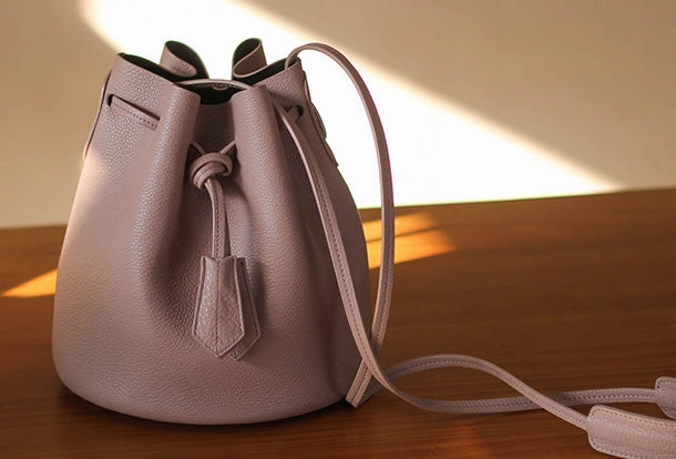 Genuine Leather Bucket Bag Purse Crossbody Bag Shoulder Bag Purse For Women