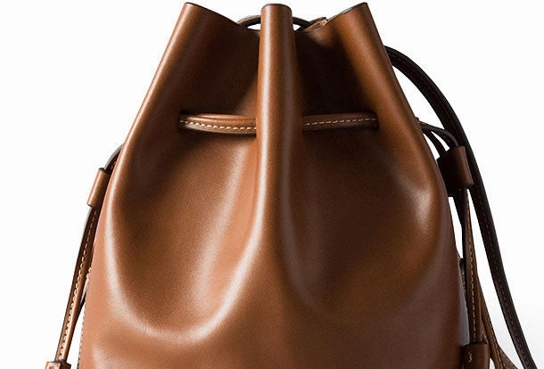 Genuine Leather bucket bag shoulder bag for women leather crossbody bag