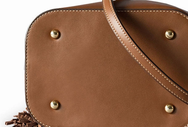 Genuine Leather bucket bag shoulder bag for women leather crossbody bag