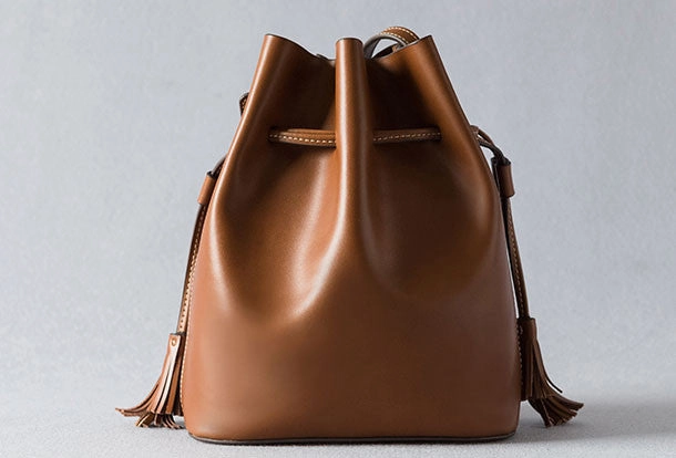 Genuine Leather bucket bag shoulder bag for women leather crossbody bag