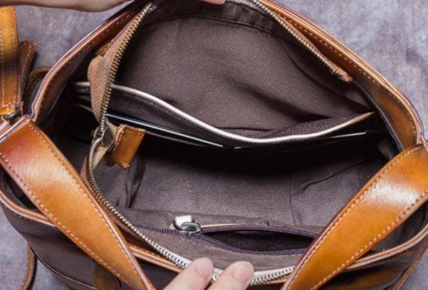 Genuine Leather Bucket Bag Vintage Handbag Bag Shoulder Bag Crossbody Bag Purse Clutch For Women