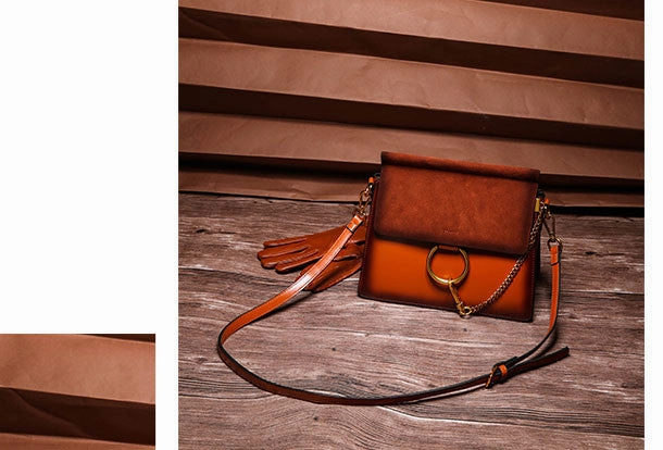 Genuine Leather crossbodybag  shoulder bag for women leather bag