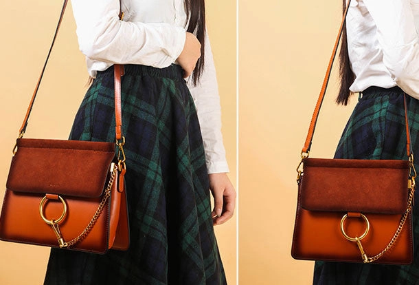 Genuine Leather crossbodybag  shoulder bag for women leather bag