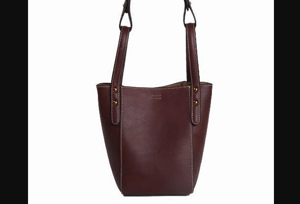 Genuine Leather Cute Bucket Bag Handbag Crossbody Bag Shoulder Bag Women Leather Purse