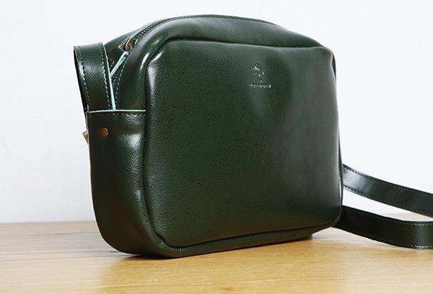 Genuine Leather Cute Crossbody Bag Shoulder Bag Women Girl Fashion Leather Purse