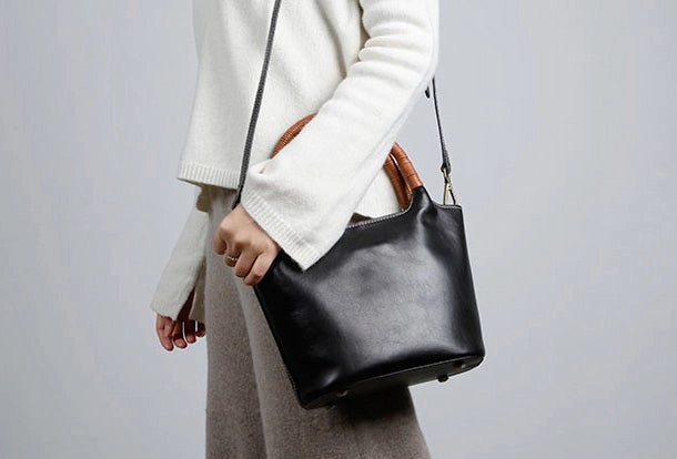 Genuine Leather Cute Handbag Crossbody Bag Shoulder Bag Women Leather Purse