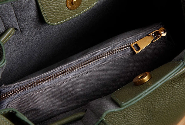 Genuine Leather Cute Women Bucket Bag Handbag Crossbody Bag Shoulder Bag Women Leather Purse
