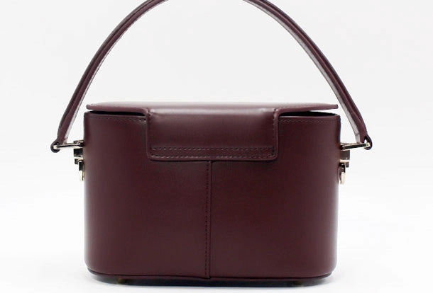 Genuine Leather Doctor Bag Bucket Bag Handbag Shoulder Bag for Women Leather Crossbody Bag