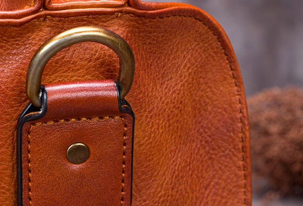 Genuine Leather Handbag Briefcase Bag Vintage Crossbody Bag Shoulder Bag Purse For Women Mens