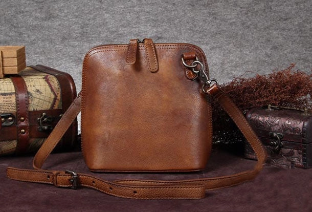 Genuine Leather Handbag Shell Style Bag Crossbody Bag Shoulder Bag Purse For Women