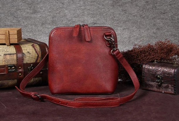 Genuine Leather Handbag Shell Style Bag Crossbody Bag Shoulder Bag Purse For Women