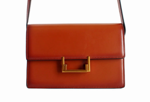 Genuine Leather Saddle Purse Bag Shoulder Bag for Women Leather Crossbody Bag