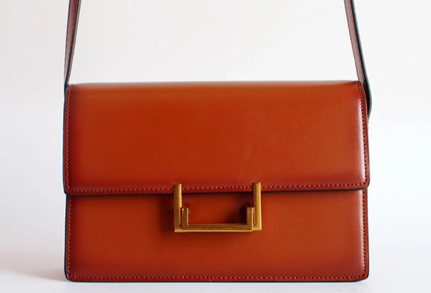 Genuine Leather Saddle Purse Bag Shoulder Bag for Women Leather Crossbody Bag