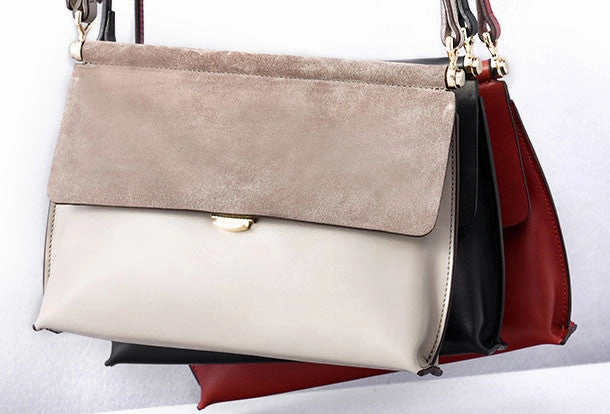 Genuine Leather Satchel bag shoulder bag for women leather crossbody bag