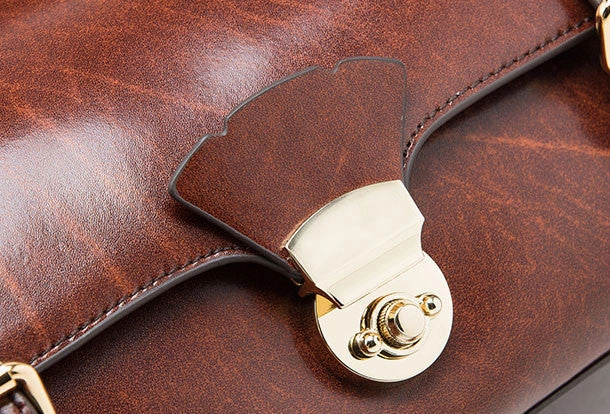 Genuine Leather Satchel bag shoulder bag for women leather crossbody bag