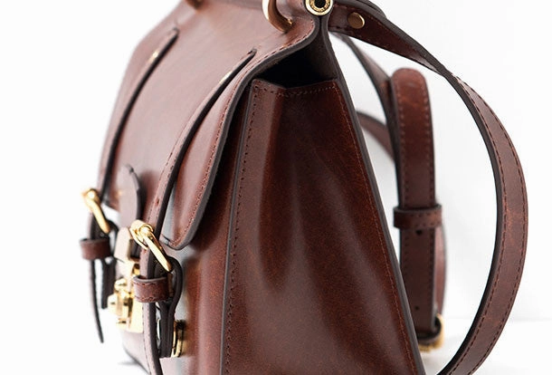 Genuine Leather Satchel bag shoulder bag for women leather crossbody bag