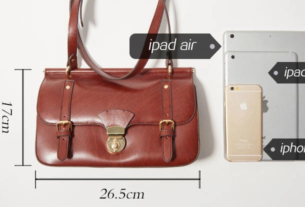 Genuine Leather Satchel bag shoulder bag for women leather crossbody bag