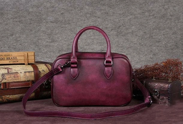 Genuine Leather Vintage Handbag Bag Shoulder Bag Crossbody Bag Purse Clutch For Women