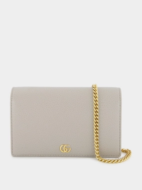 GG Marmont Grey Mini Chain Bag