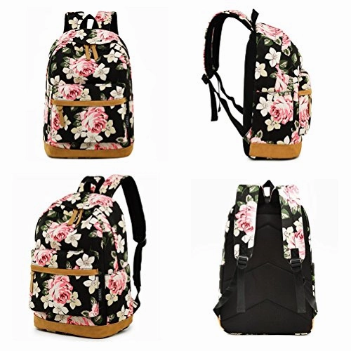 Girl College School Backpack, Women Vintage Work/Business/Travel Rucksack 14Inch Laptop Bag