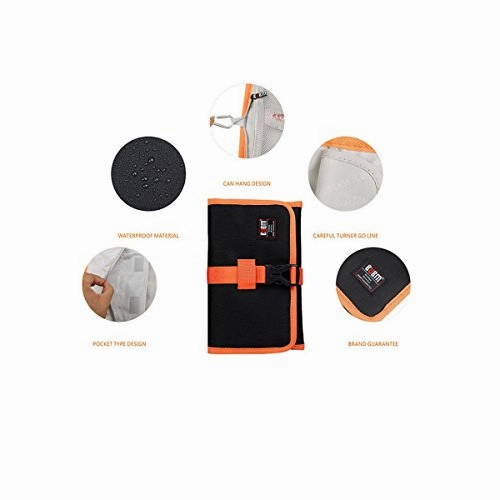 Glovion Bubm Multifunctional Purpose Universal Roll-Up Electronics Accessories Organizer,