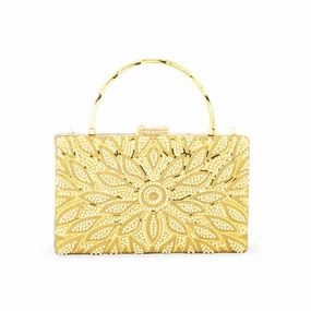 Golden Bridal Clutch p24257
