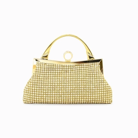 Golden Bridal Clutch P24318