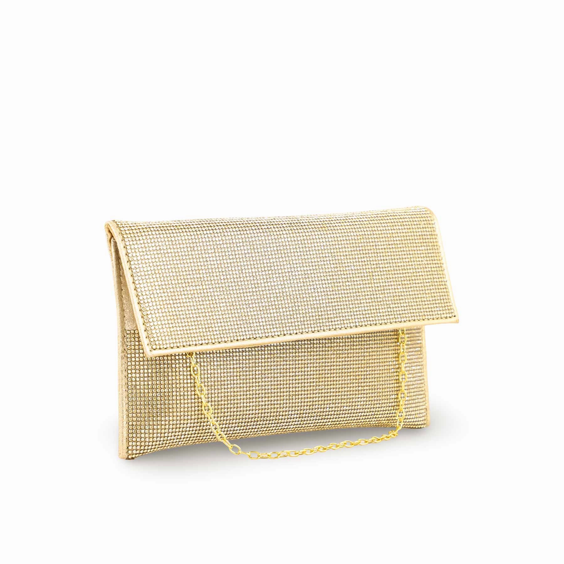 Golden Bridal Clutch P24349