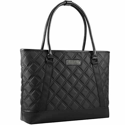 Gonex Women Laptop Tote Bag, Lightweight Nylon 15-15.6 Inches Tablet Handbag Shoulder Bag for