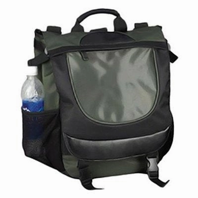 Goodhope Bags Concord Vertical Briefcase/Backpack, Olive Green