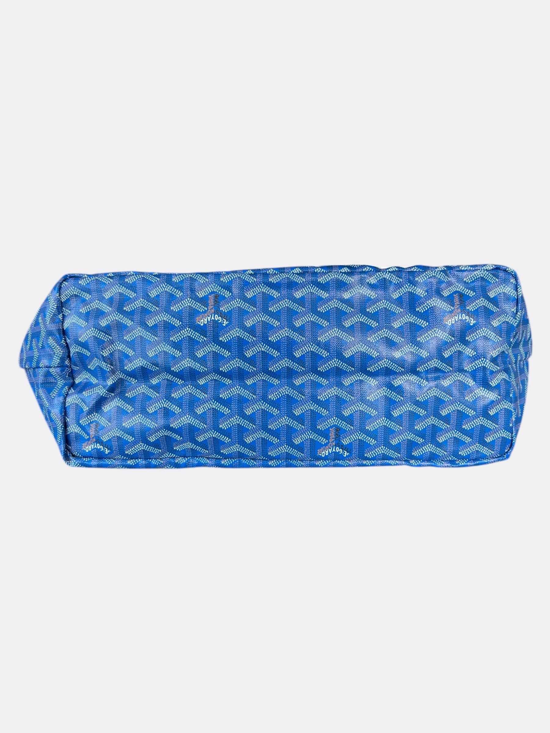 Goyard Blue St. Louis Tote Bag