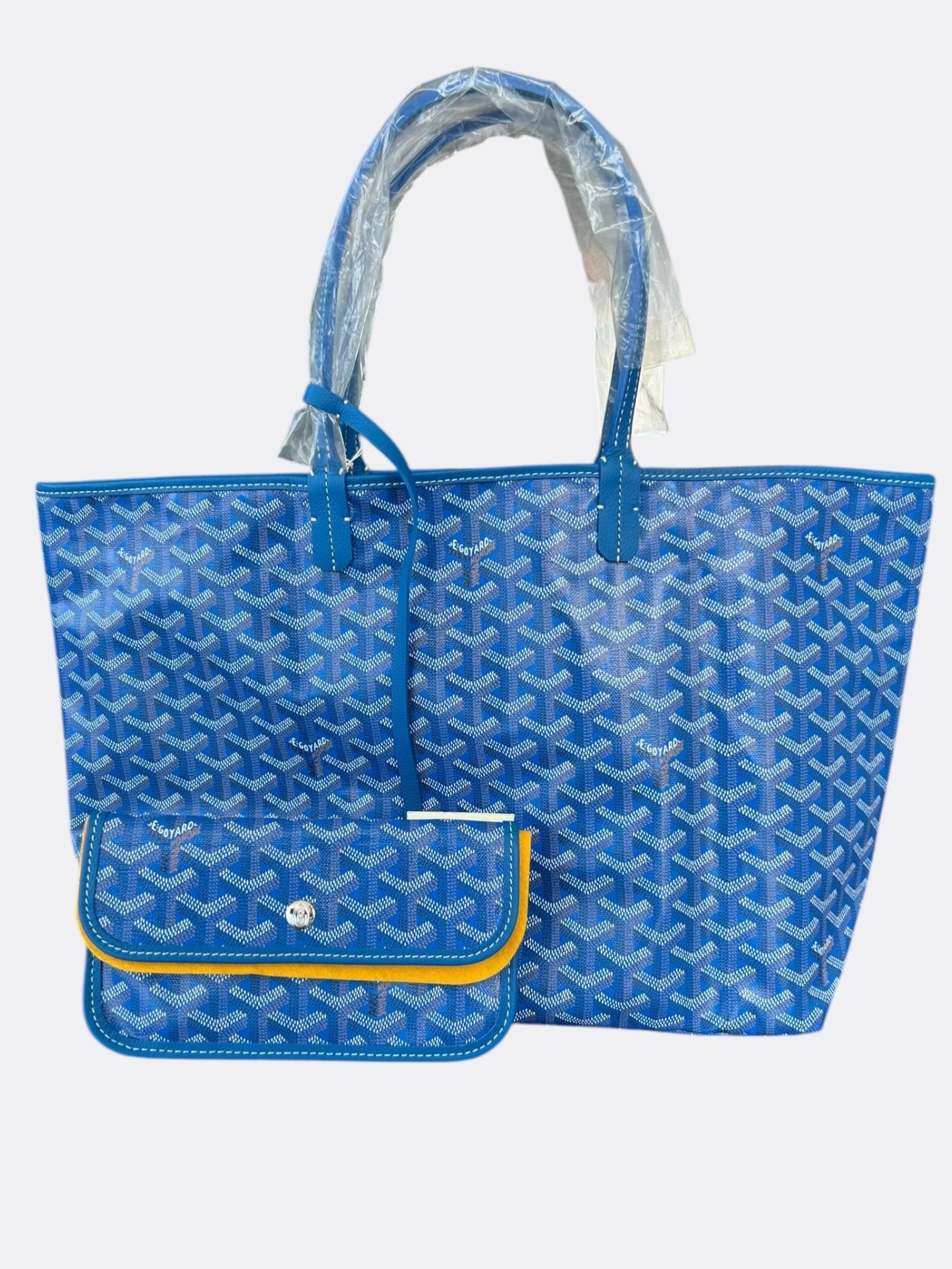 Goyard Blue St. Louis Tote Bag