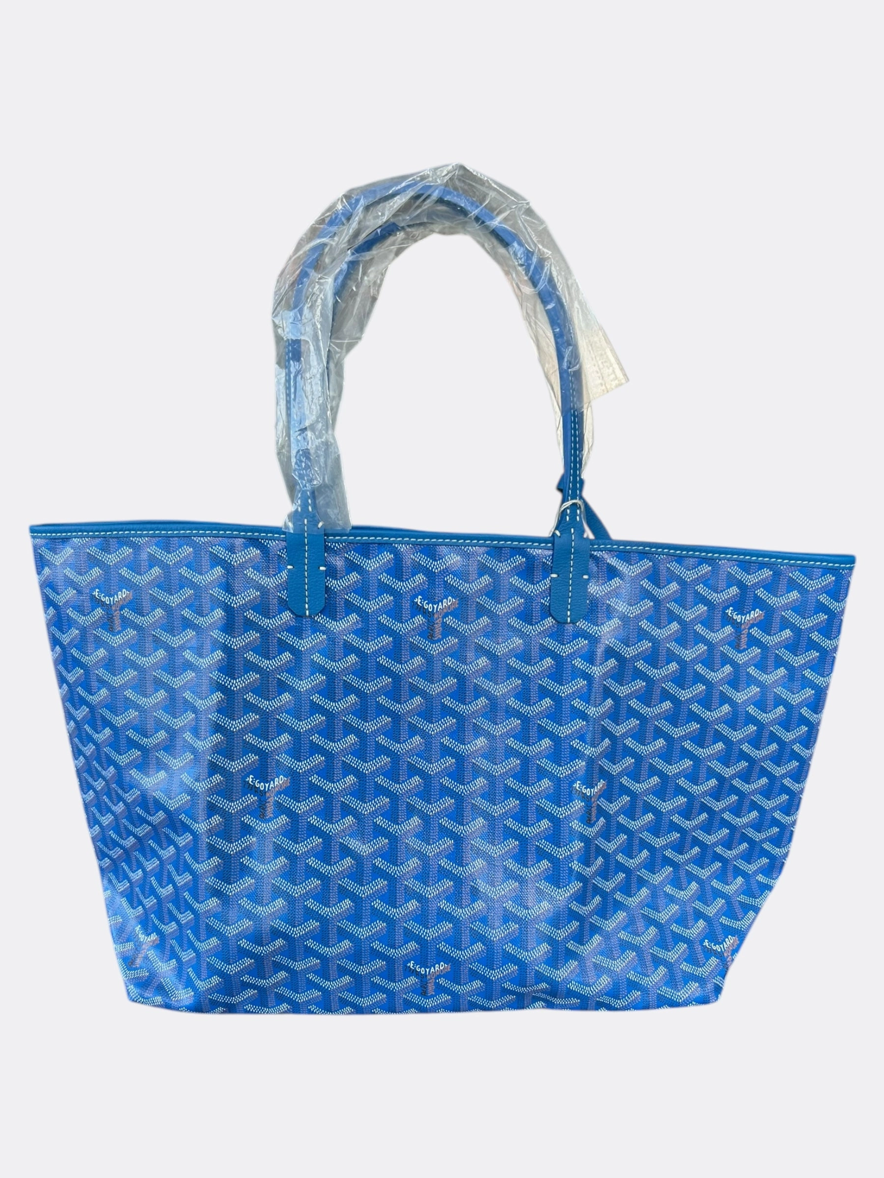 Goyard Blue St. Louis Tote Bag