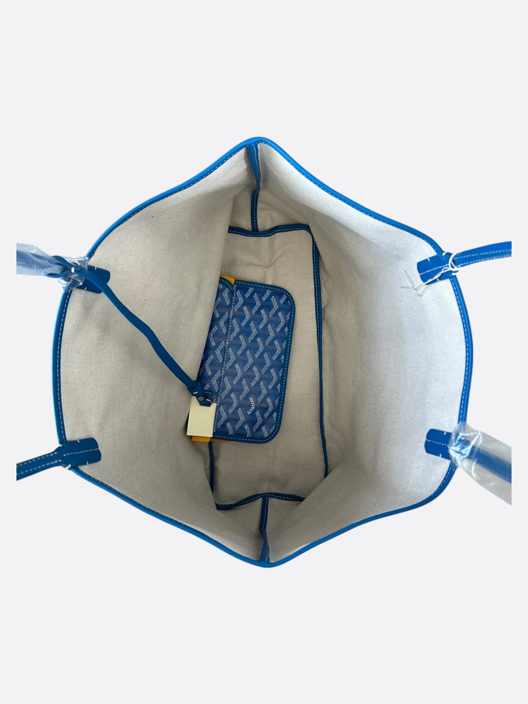 Goyard Blue St. Louis Tote Bag