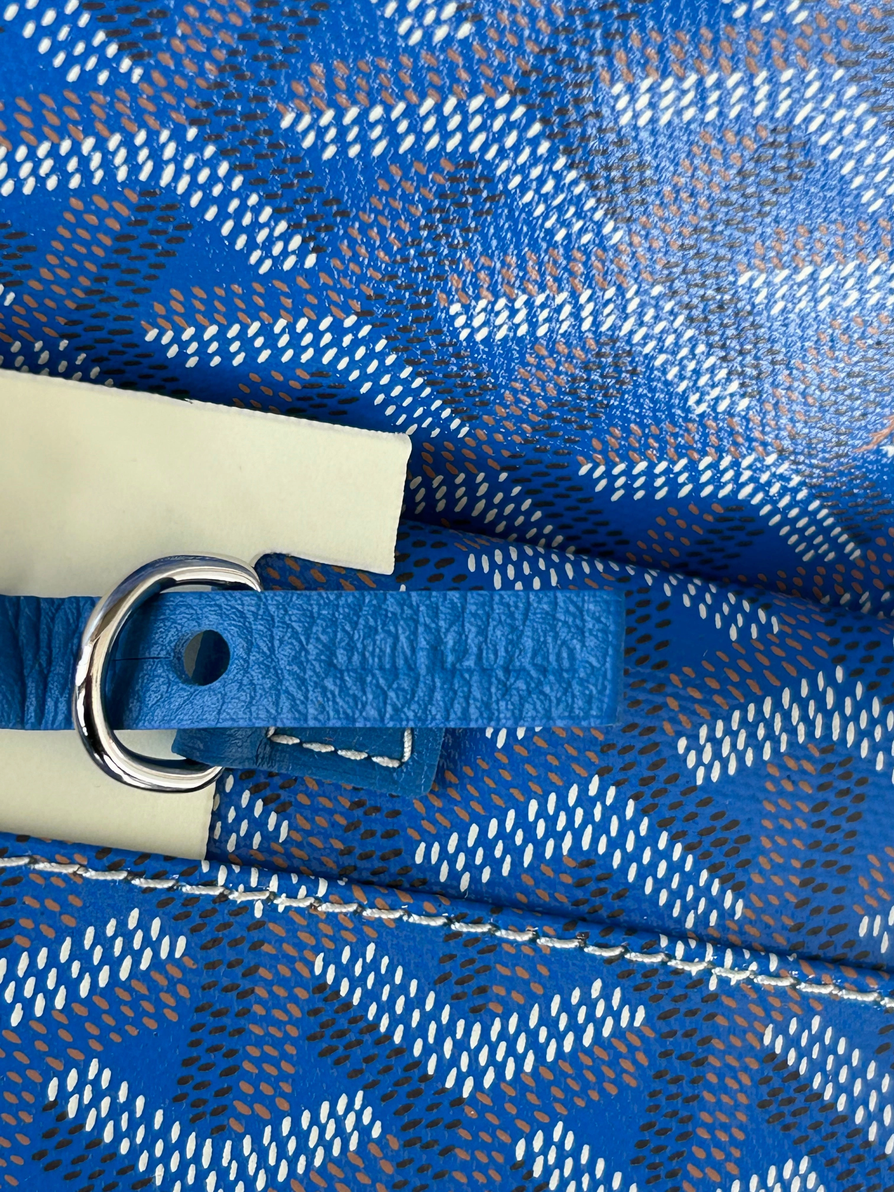 Goyard Blue St. Louis Tote Bag