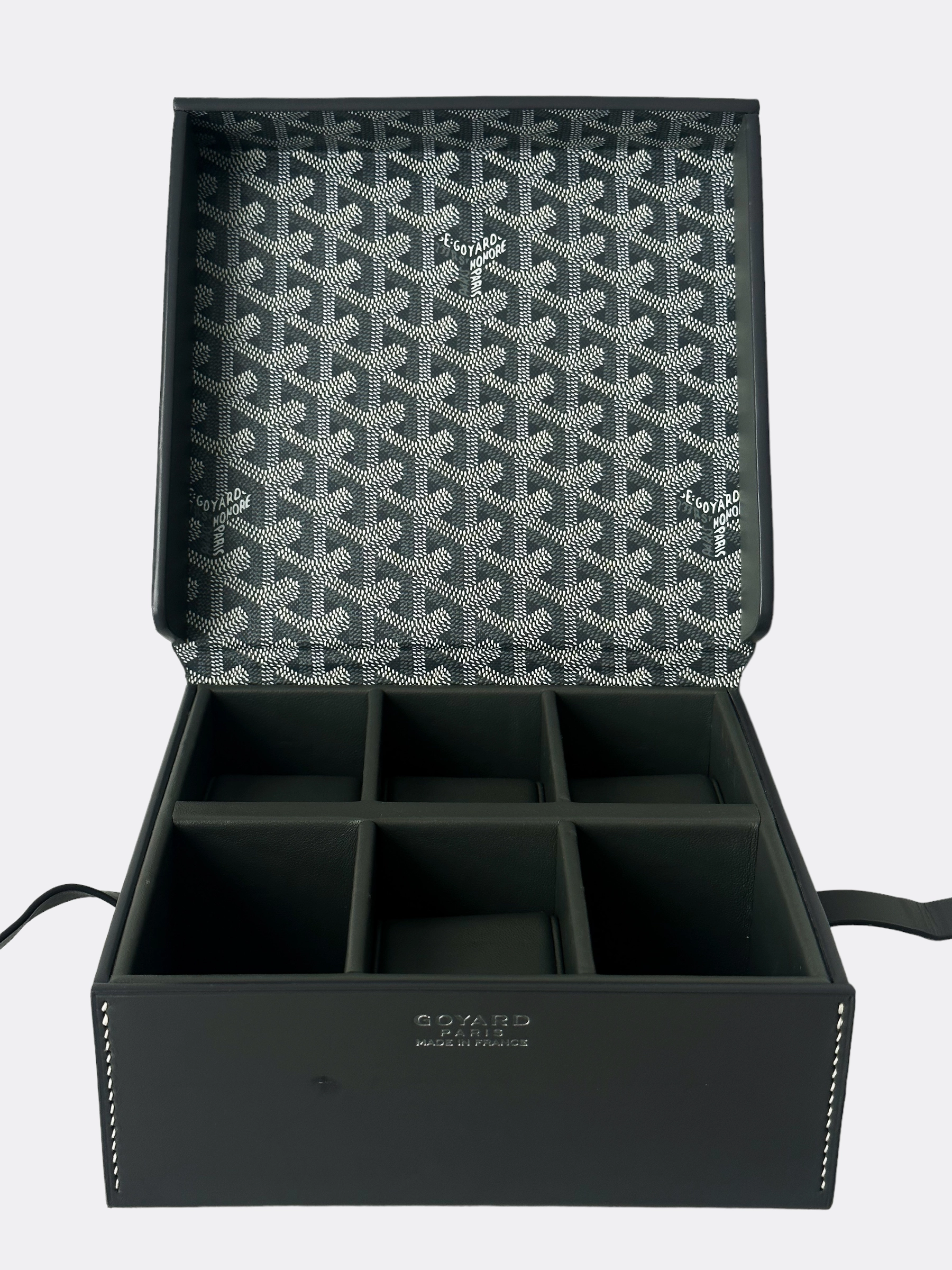 Goyard Grey Coffret Monroes 6 Watch Box