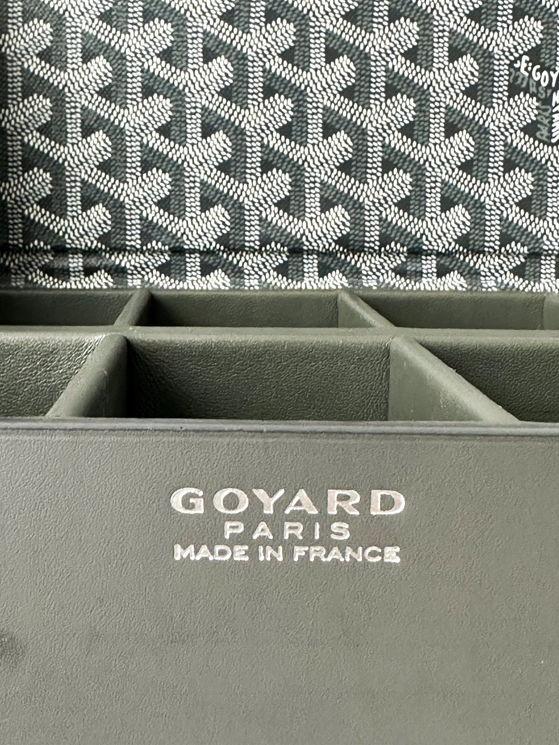 Goyard Grey Coffret Monroes 6 Watch Box