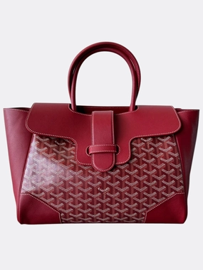 Goyard Red Saigon Tote Bag
