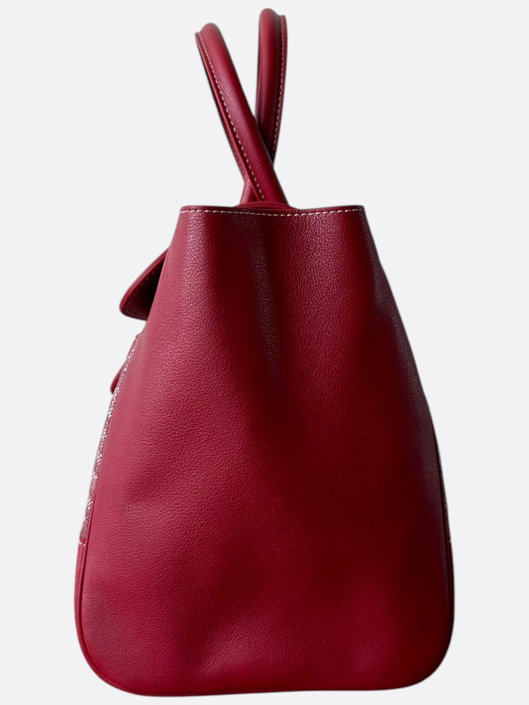 Goyard Red Saigon Tote Bag