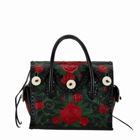 Grace Continental Leather Handbag (Pre-Owned)