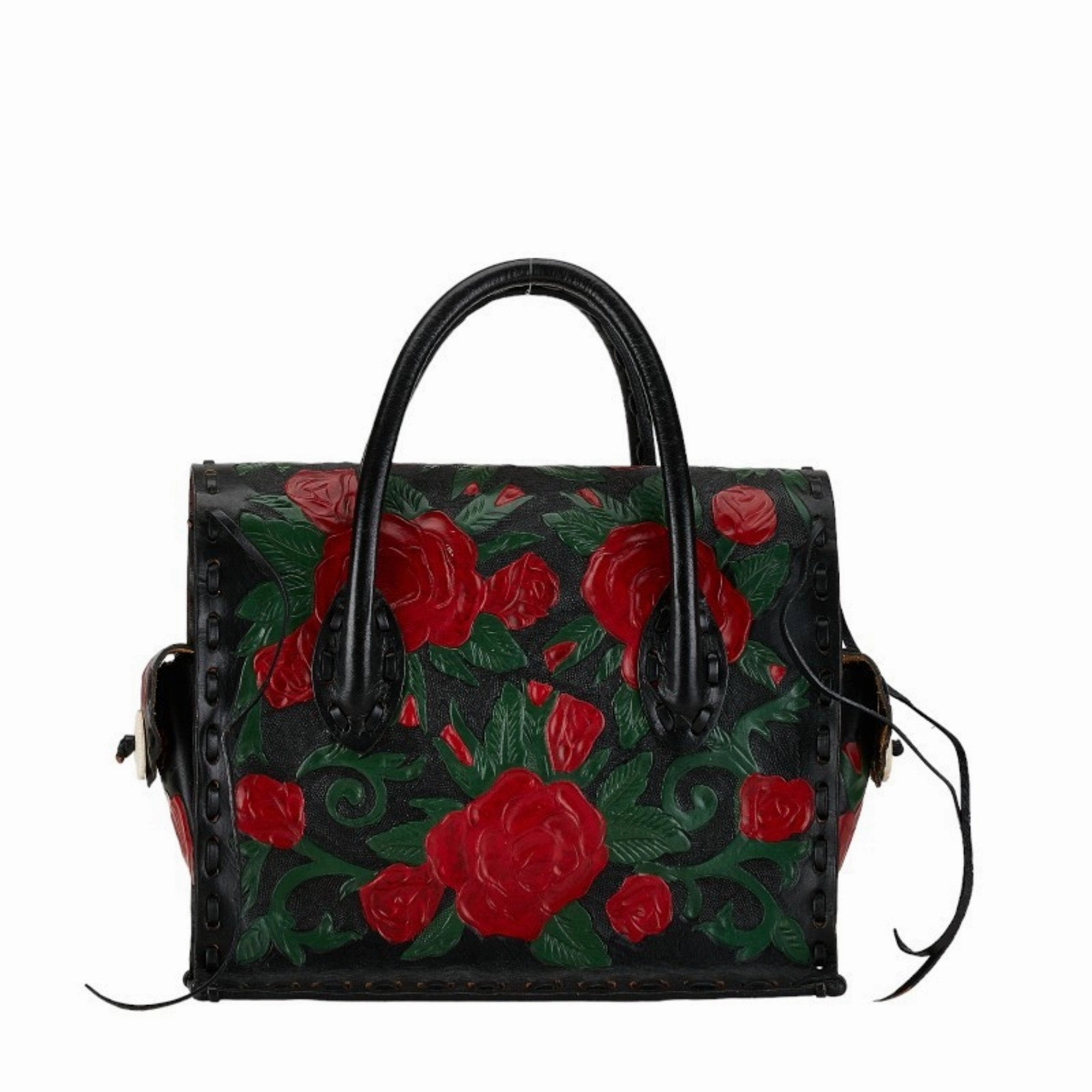 Grace Continental Leather Handbag (Pre-Owned)