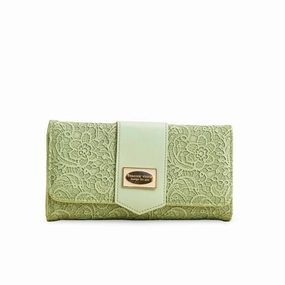 Green Casual Wallet For Women P70977