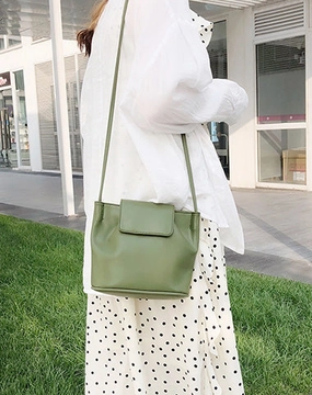 Green Leather Women Shoulder Bag Crossbody Bag For Women