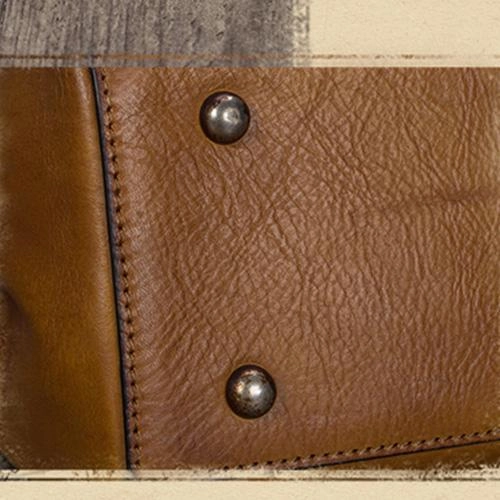 Green Vintage Ladies Leather Square Satchel Handbag Purse Brown SHoulder Bag Side Bag for WOmen