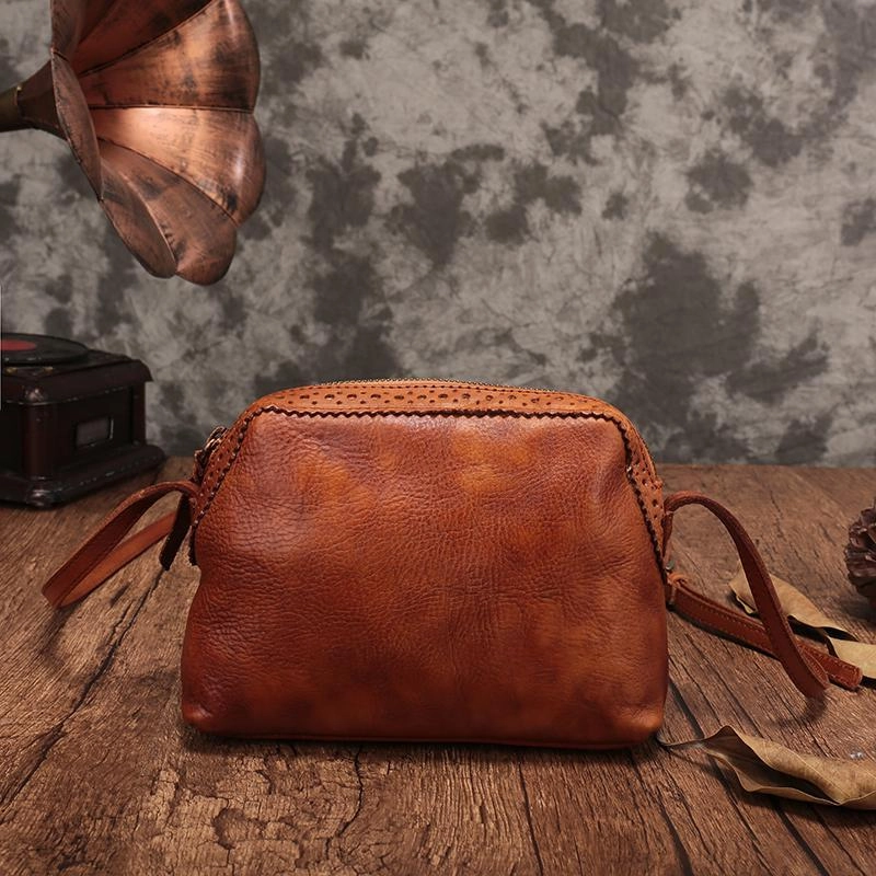 Green Womens Leather Small Green Crossbody Purse Small Satchel Purse Zip Shoulder Bag for Ladies