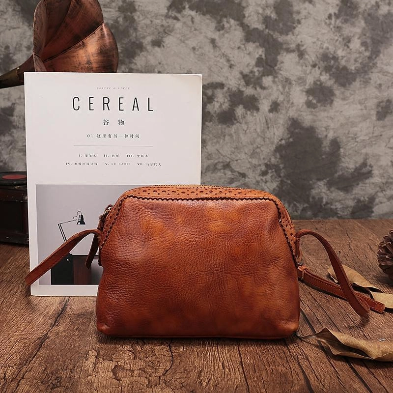 Green Womens Leather Small Green Crossbody Purse Small Satchel Purse Zip Shoulder Bag for Ladies