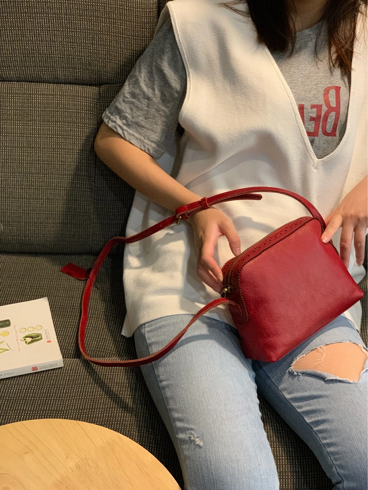 Green Womens Leather Small Green Crossbody Purse Small Satchel Purse Zip Shoulder Bag for Ladies