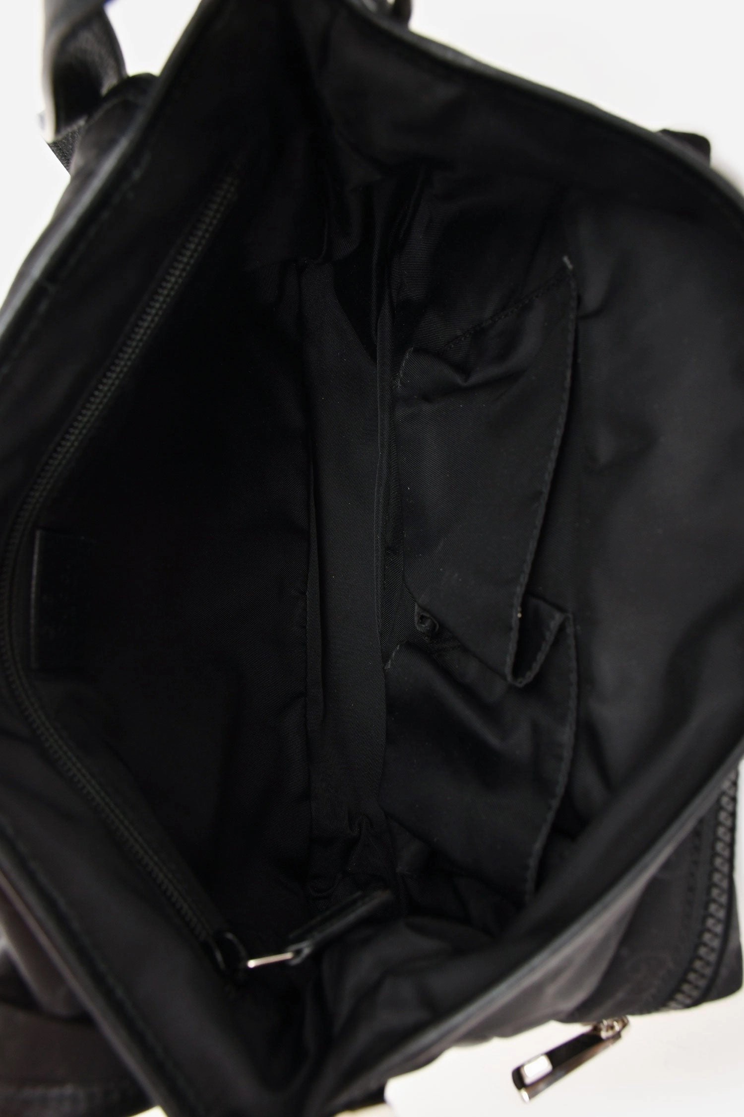 Gucci Black Nylon Monogram Messenger Bag
