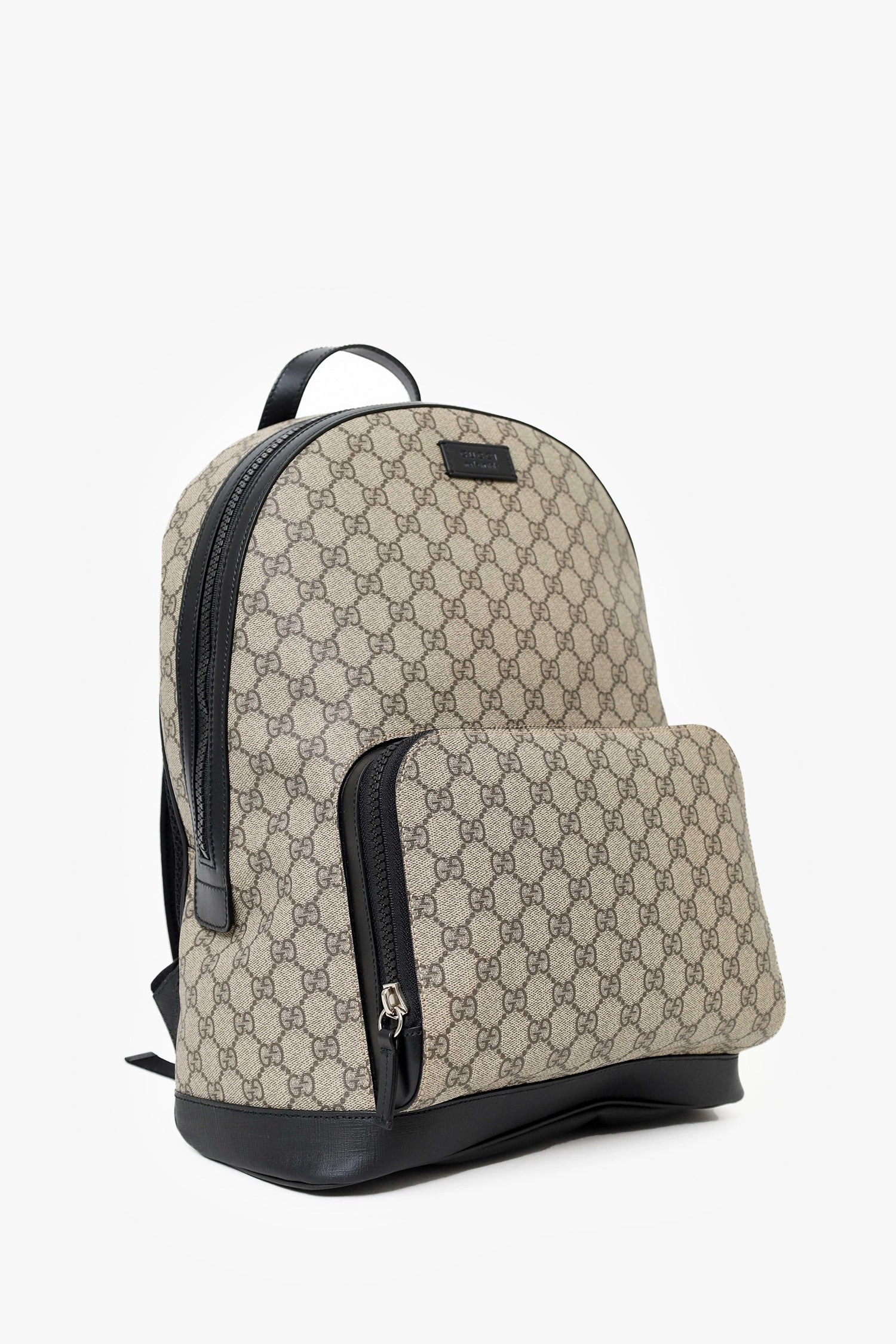 Gucci Brown GG Supreme Medium Eden Backpack