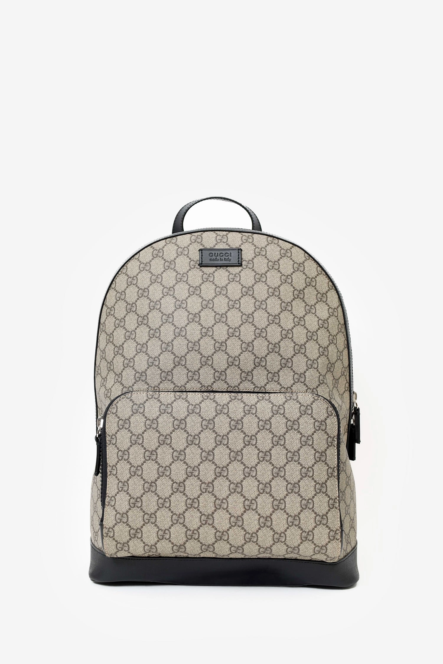 Gucci Brown GG Supreme Medium Eden Backpack